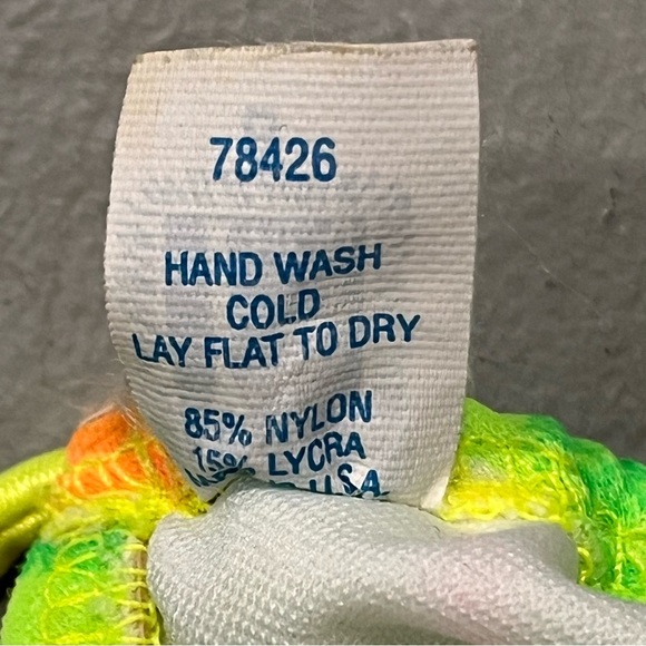 Vintage Y Ki Ki Heat Neon String Bikini Top size B - Picture 7 of 7